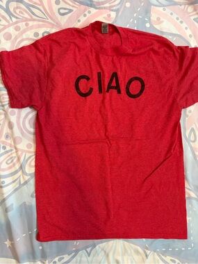 CIAO Graphic T-Shirt - Red